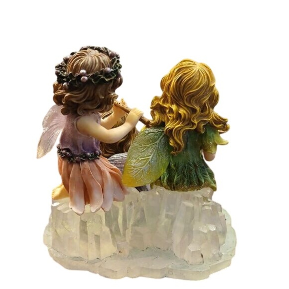 BOYDS WEE FOLKSTONES FAERIES COLLECTION JILLIAN, PIPER, & MELODY SUGAR PLUM#73B5 - Picture 2 of 9